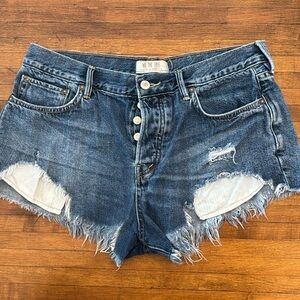 Free People Jean Shorts